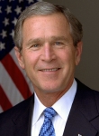 Portrait of George W Bush